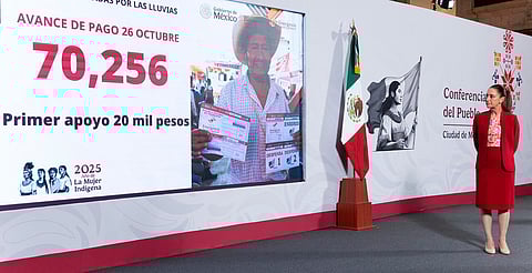 Gobierno federal entrega más de 70 mil apoyos por lluvias en cinco estados