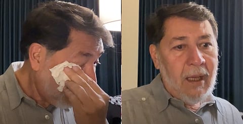 VIDEO: Noroña llora por lo que vive gente de Palestina