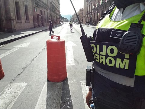 Desde esta tarde, cierres viales temporales en avenida Madero; para Día de Muertos, totales