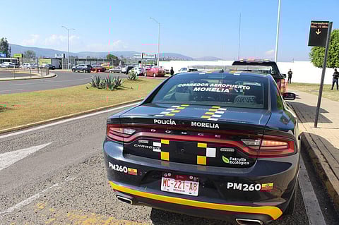 ¡Más vigilancia rumbo al Aeropuerto de Morelia! Instalan control permanente en corredor