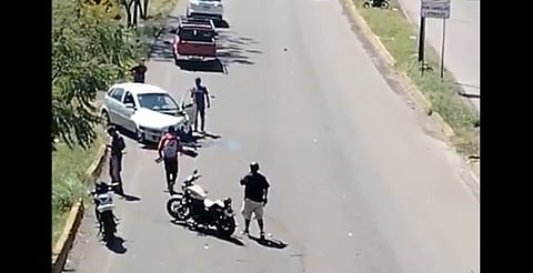 Reportan accidente en el periférico, frente al estadio Morelos