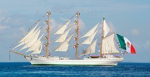 El Cuauhtémoc, 43 años de historia en los mares; regresa a México tras su percance en Nueva York