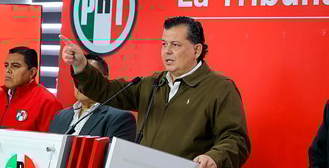 Memo Valencia niega participación del PRI durante manifestación en Palacio de Gobierno