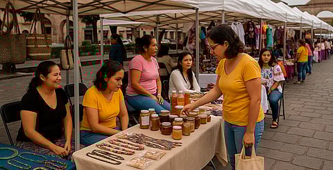 ¡Ellas emprenden! Llega Mercadita Las Solidarias al Ceconexpo de Morelia