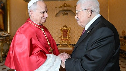 Papa León XIV y Abbas, líder palestino, abordan ayuda humanitaria y paz en Gaza