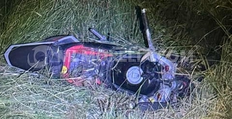 Motociclista sufre fatal derrape en Tarímbaro