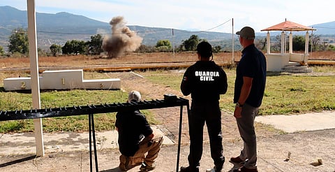 SSP y FBI dan inicio a capacitación en manejo de artefactos explosivos