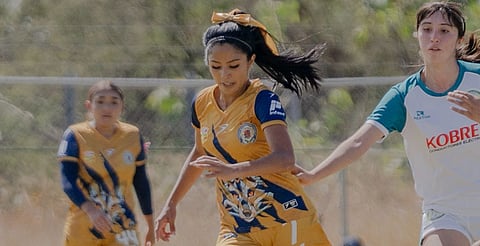 La jugadora nicolaita Adriana Ramírez lidera la tabla de goleo del Grupo 5 de la Liga TDP Femenil