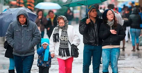 Lluvia congelante podría presentarse en zonas altas del estado