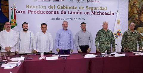 Michoacán, listo para recibir a Harfuch y Trevilla para reforzar la seguridad: Bedolla