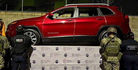 Detienen a pareja con 5 kilogramos de metanfetamina en la Morelia-Salamanca