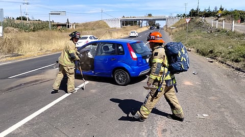 Chocan este viernes en la carretera Pátzcuaro–Morelia