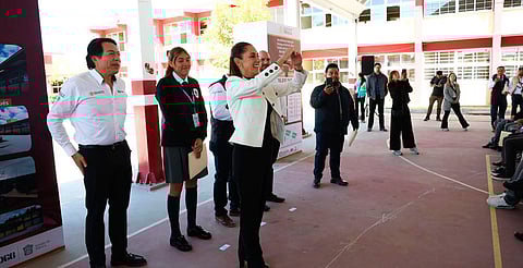 Claudia Sheinbaum inaugura nuevo bachillerato 9/16 en Zumpango, Edomex