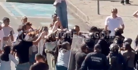 SSP separará a elemento policial que agredió a periodista e iniciará investigación