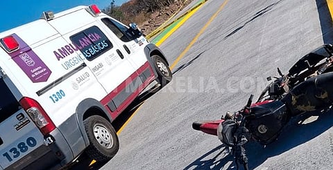 Mueren dos personas en accidente de moto cerca de Villas del Pedregal