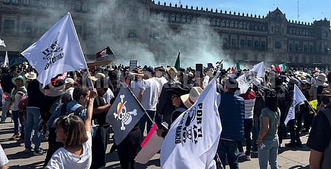 SSC reporta participación de 17 mil personas en la marcha del 15N en CDMX