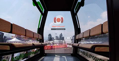 A favor del teleférico, 90% de morelianos: Gladyz Butanda