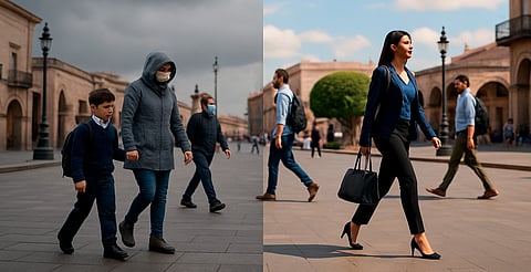 Prevén frío, lluvia y cambios bruscos por frente frío 15 en Michoacán