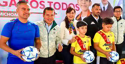 Más de un millón de estudiantes de Michoacán participarán en torneos escolares rumbo al Mundial 2026