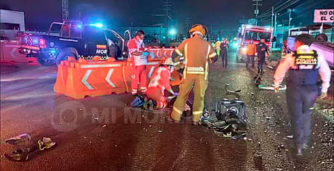 Motocicletas, involucradas en 3 de cada 10 accidentes viales en Morelia