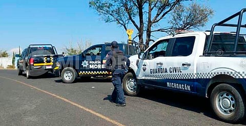 El cuerpo fue hallado cerca de una barda con la imagen de la Virgen de Guadalupe