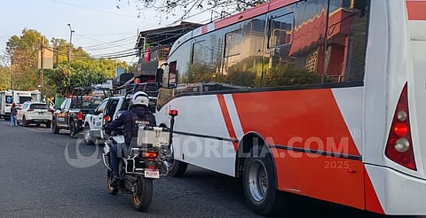 Policías de Michoacán refuerzan seguridad en Villas de la Loma tras ataque en camión de Morelia