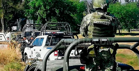 Delincuentes agreden a balazos a militares en Tarímbaro; hay tres personas fallecidas