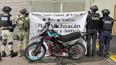 Tras enfrentamiento en Tarímbaro, se aseguraron 3 armas y droga: SSP