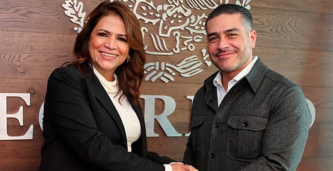 Fabiola Alanís y Omar García Harfuch fortalecen mecanismos de coordinación para el cumplimiento del Plan Michoacán