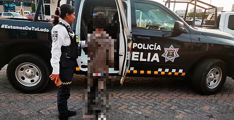 Policía de Morelia auxilia a menor en situación vulnerable en la Terminal de Autobuses