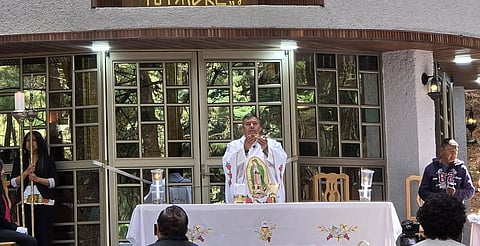 Un rincón de devoción: Laguna Larga recibe réplica de la Basílica de Guadalupe