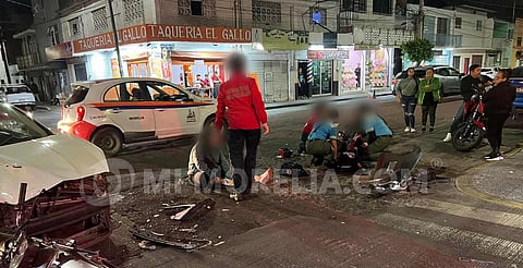 Accidentes en Morelia dejan 2 heridos