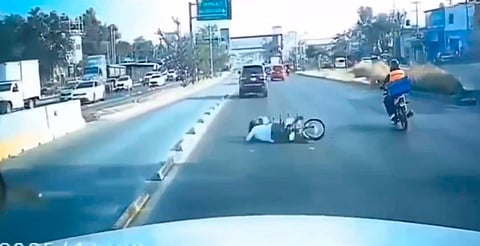Una cámara captó el impacto exacto del accidente
