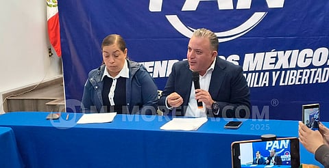 "Morena va en picada, AMLO reapareció para salvar a su partido": PAN Michoacán