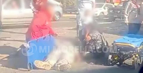 Hombre es atropellado al oriente de Morelia
