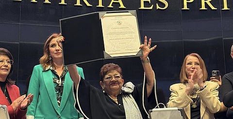 "Mi compromiso, ninguna persona por encima de la ley, sin importar su poder o influencia": Ernestina Godoy