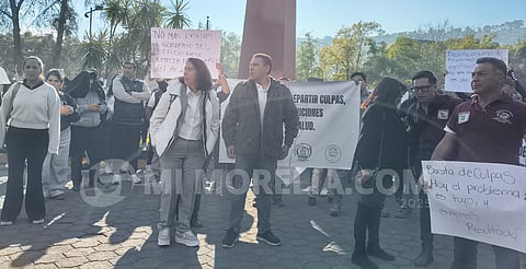 Sector Salud continuará manifestaciones pacíficas en Morelia, advierten sindicatos