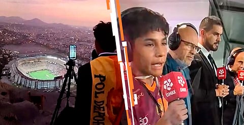 Su historia viral comenzó narrando la Libertadores desde un cerro