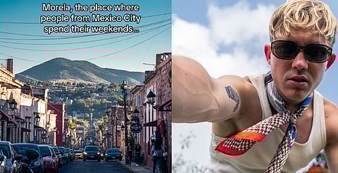 "Se siente como España"; turista se maravilla de parecido de Morelia con la Madre Patria