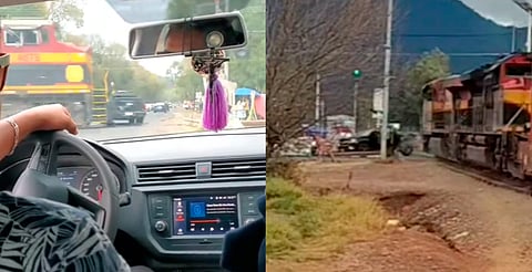 VIDEO: camioneta intenta ganarle al tren y termina impactada, en Tzurumutaro, Michoacán