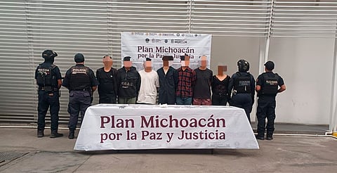 Operativo "Plan Paricutín" deja 16 detenidos en últimos días en Michoacán, reporta SSP