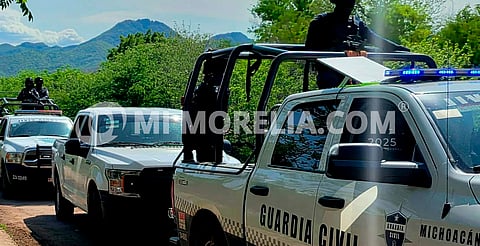 Criminales emboscan a policías municipales en Apatzingán; hay dos oficiales lesionados