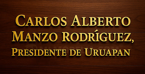 Buscan inscribir con letras doradas el nombre de Carlos Manzo en el Congreso de Michoacán
