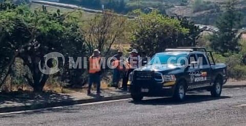 Encuentran granada enterrada en zona oriente de Morelia; resultó ser de gas