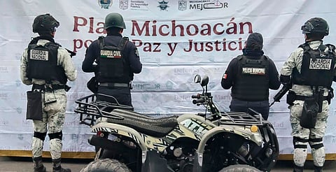 En 11 días, SSP asegura a 17 personas y 42 vehículos en 22 municipios
