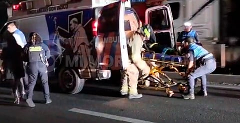 Atropellado y choque múltiple en Calzada La Huerta de Morelia, general caos vial