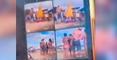 El celular del hombre contenía videos inapropiados y mensajes celebrando las imágenes