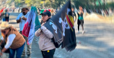 Reportan 300 asistentes en marcha de la Gen Z en CDMX; en Morelia, cancelada por baja participación