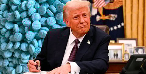 También entregó medallas a militares destacados en la frontera con México mientras defiende su postura sobre la seguridad nacional