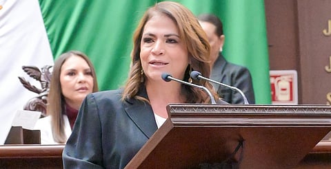 Llama Fabiola Alanís desde el Congreso de Michoacán a no regatear el apoyo al Plan Michoacán